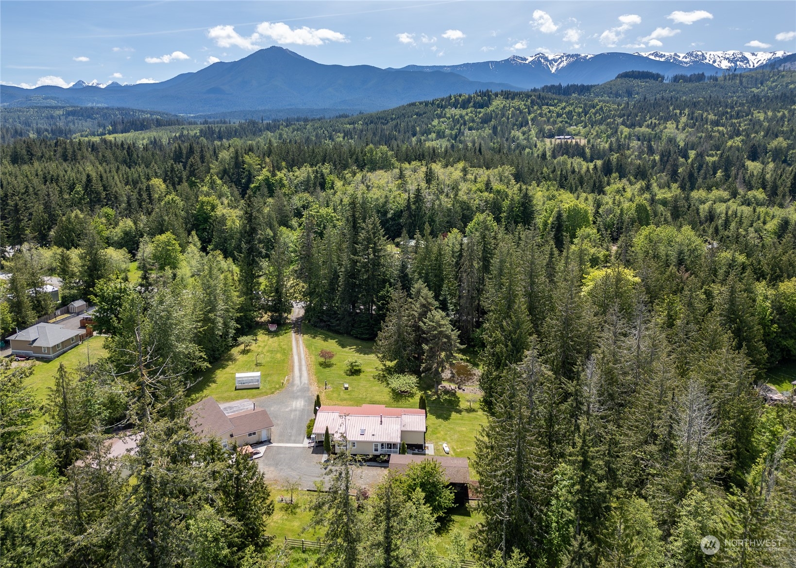 74 Miles Road Port Angeles, WA 98362 - Photo 5 of 40 an aerial view of residential houses with outdoor space and street view