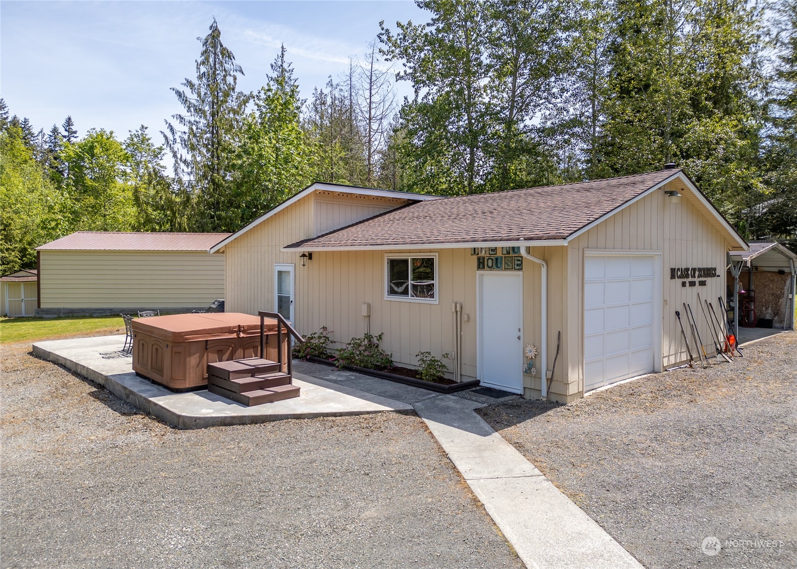 74 Miles Road Port Angeles, WA 98362 - Photo 7 of 40 a house view with a outdoor space