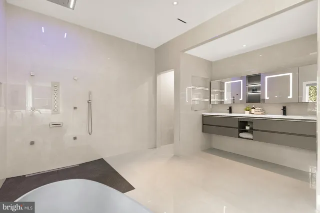 a view of an outdoor space and deck