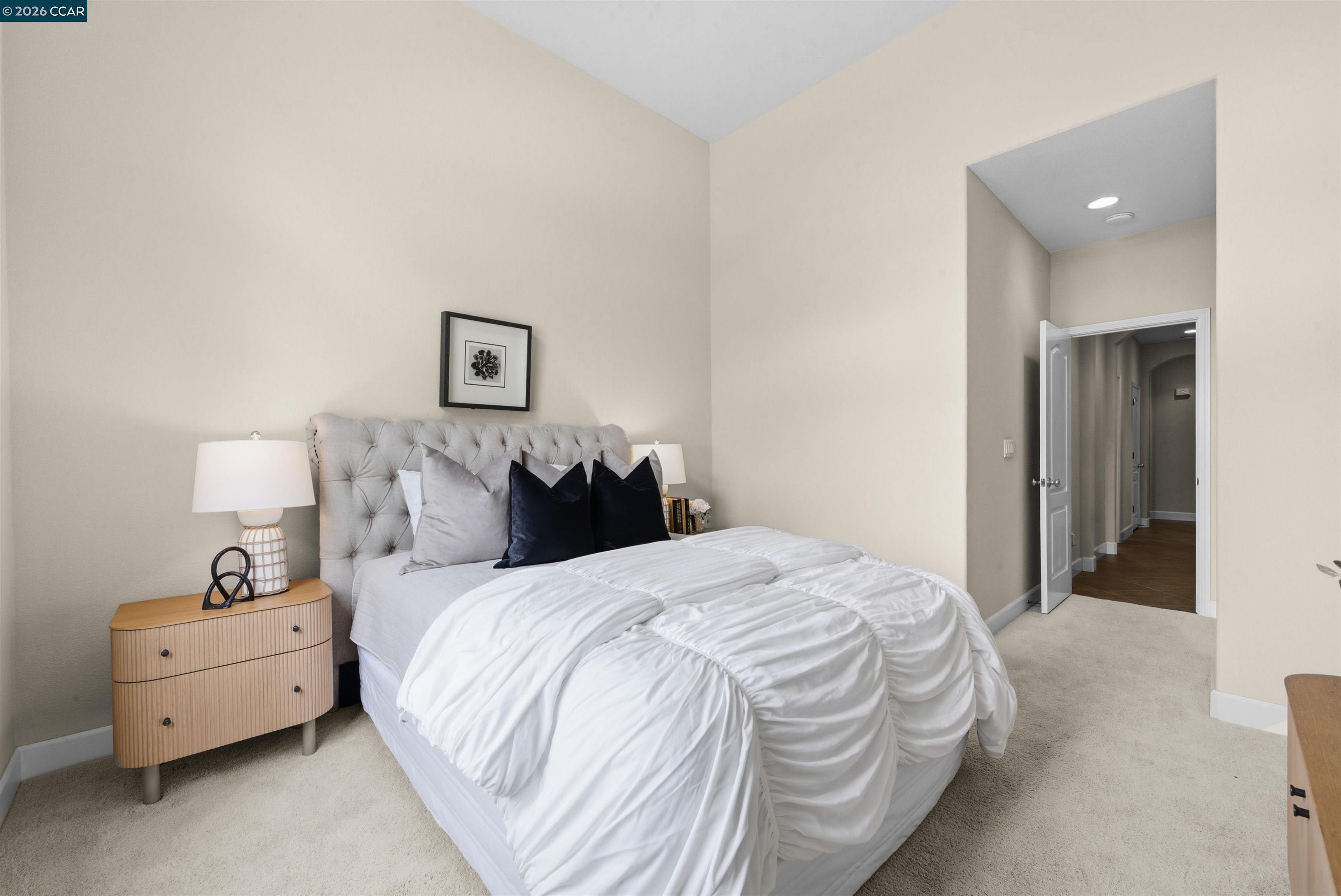 5260 Hiddencrest Court Concord, CA 94521 - Photo 36 of 87 a bedroom with a bed and a couch