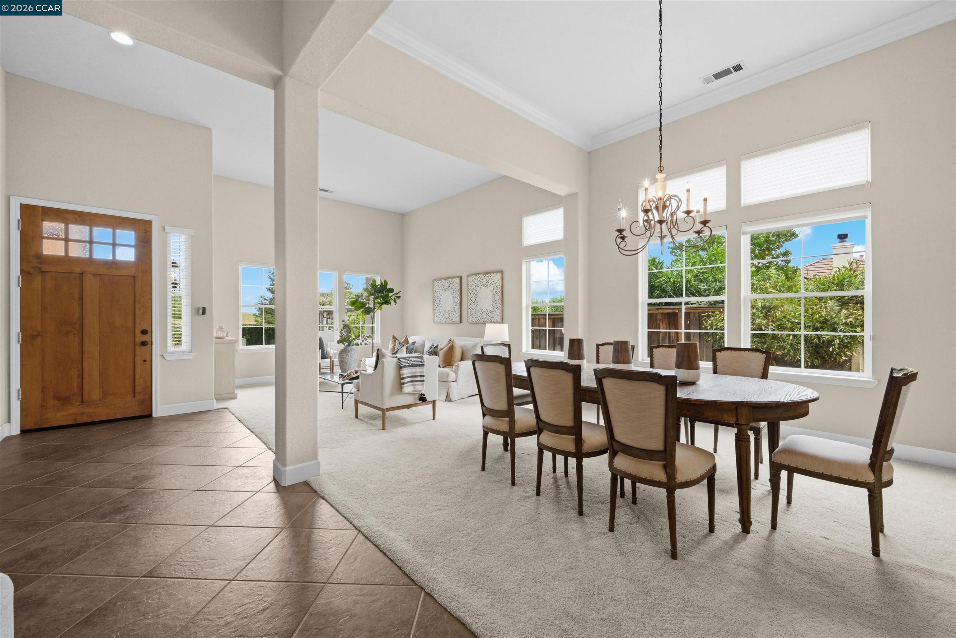 5260 Hiddencrest Court Concord, CA 94521 - Photo 6 of 87 a view of a dining room with furniture window and outside view