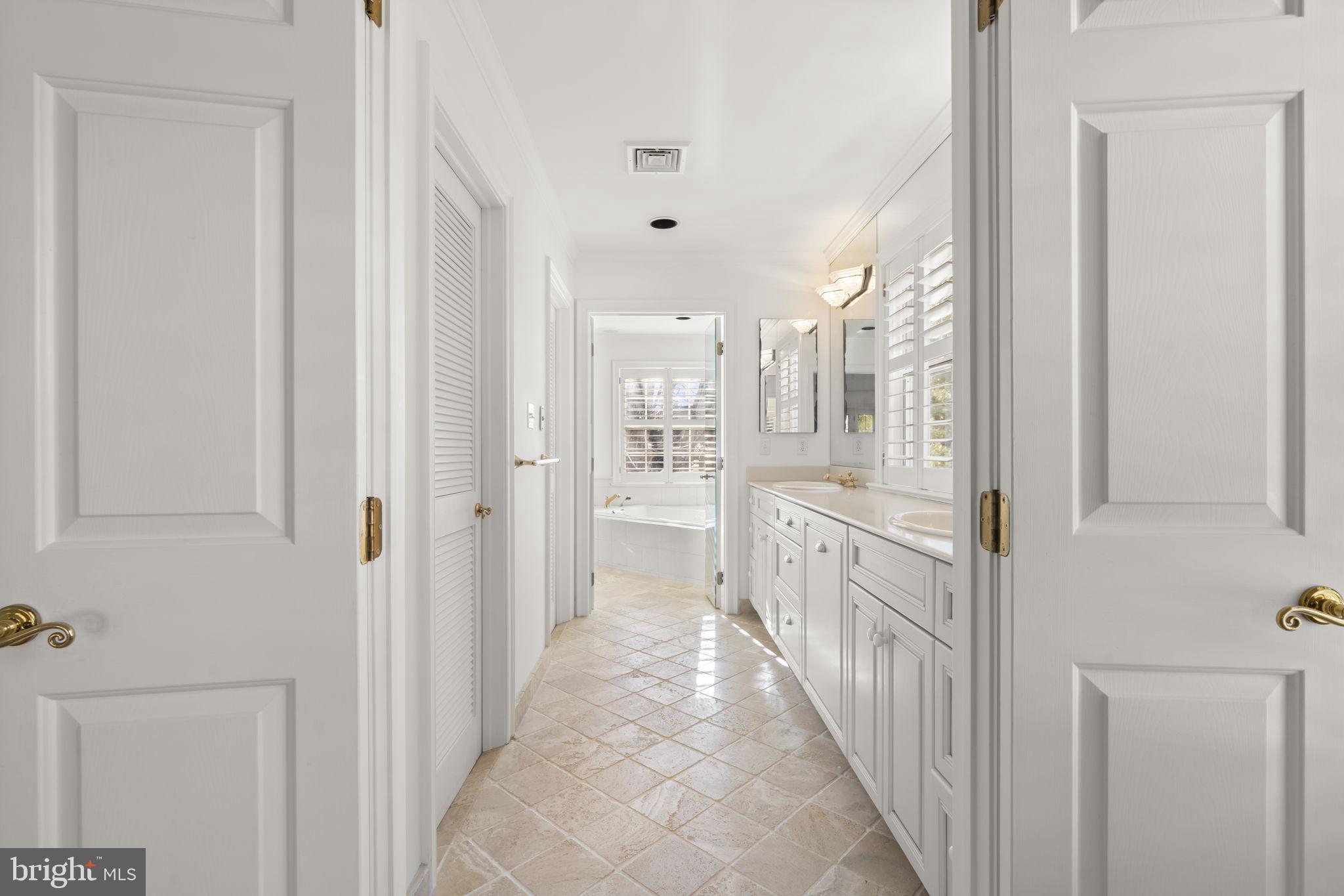 841 Mt Moro Road Villanova, PA 19085 - Photo 33 of 57 a view of a hallway with white cabinets
