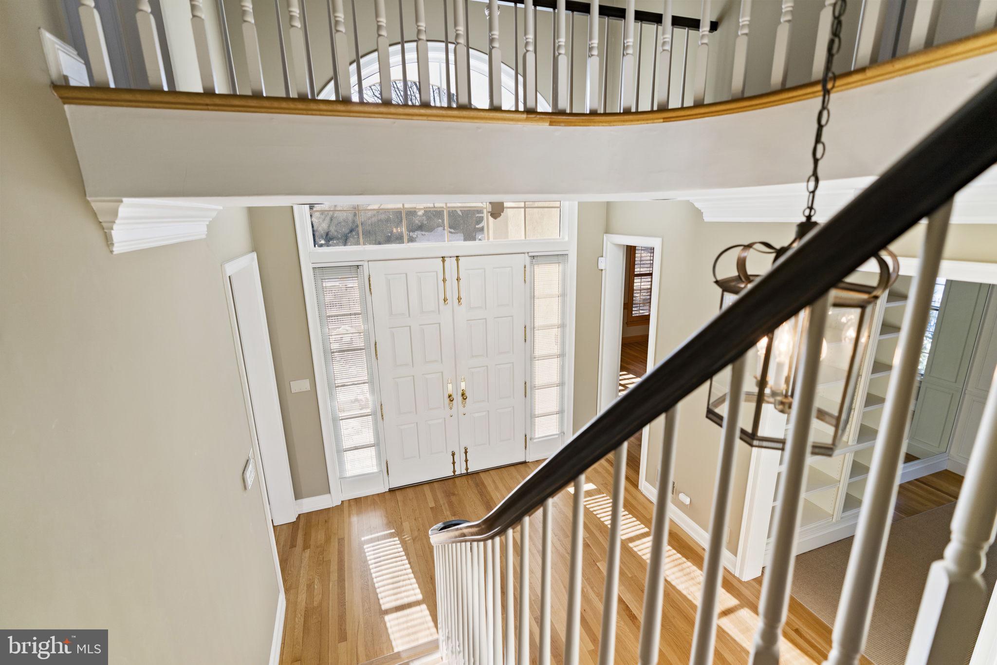 841 Mt Moro Road Villanova, PA 19085 - Photo 4 of 57 a view of staircase with railing and white walls