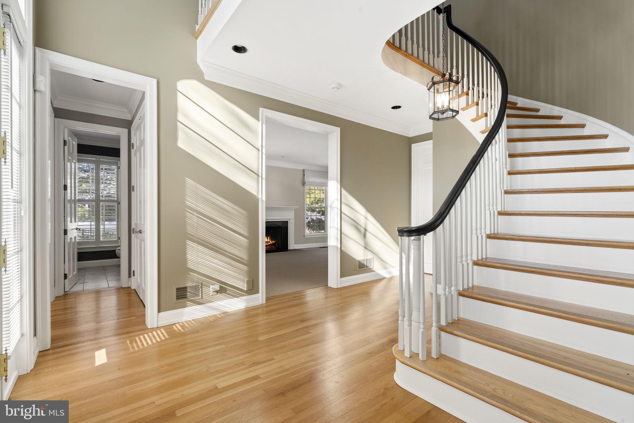 841 Mt Moro Road Villanova, PA 19085 - Photo 8 of 57 a view of entryway and hall with wooden floor