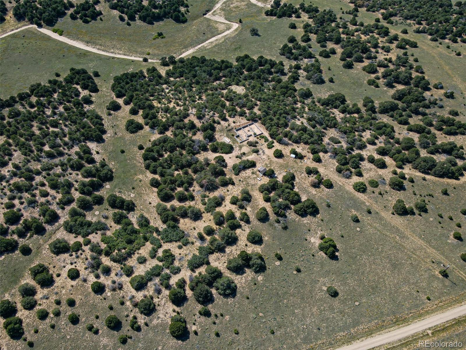 363 Black Hills Road Walsenburg, CO 81089 - Photo 26 of 30 an aerial view of a house