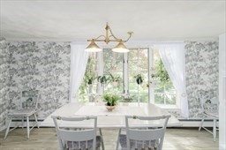 149 Broad Street Barre, MA 01005 - Photo 8 of 34 a dining room with furniture and a chandelier