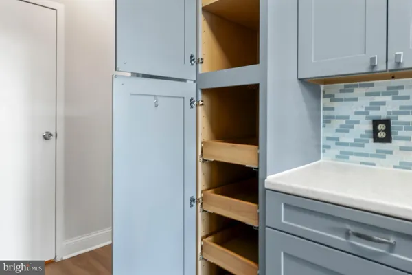 a close view of utility room