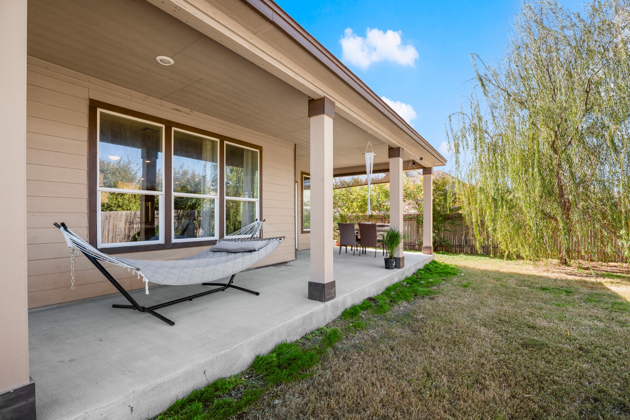 101 Kavanaugh Street Georgetown, TX 78628 - Photo 25 of 32 a swimming pool with outdoor seating and yard