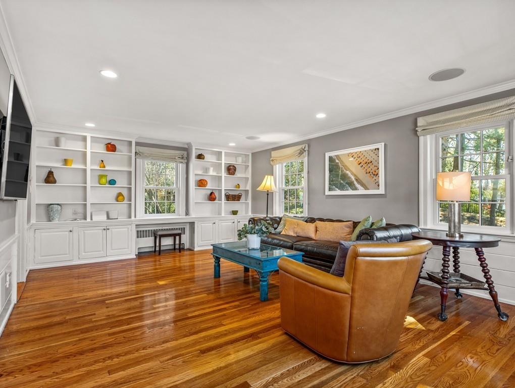 119 Hampshire Road Wellesley, MA 02481 - Photo 9 of 19 a living room with furniture and large windows