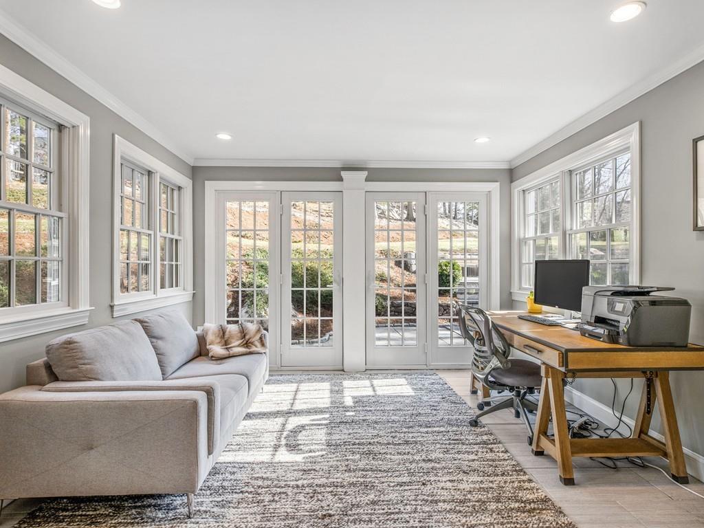 119 Hampshire Road Wellesley, MA 02481 - Photo 10 of 19 a living room with furniture and a window