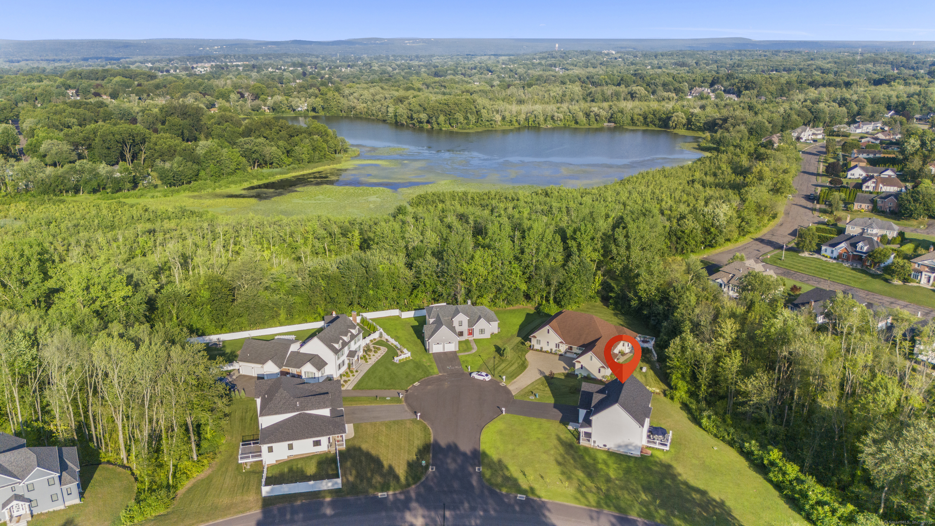 6 Vinnie Drive Wethersfield, CT 06109 - Photo 5 of 36 an aerial view of residential houses with outdoor space and river
