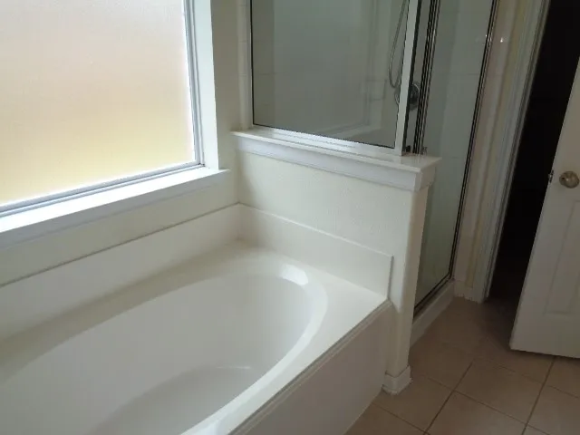 a close up of a bathtub