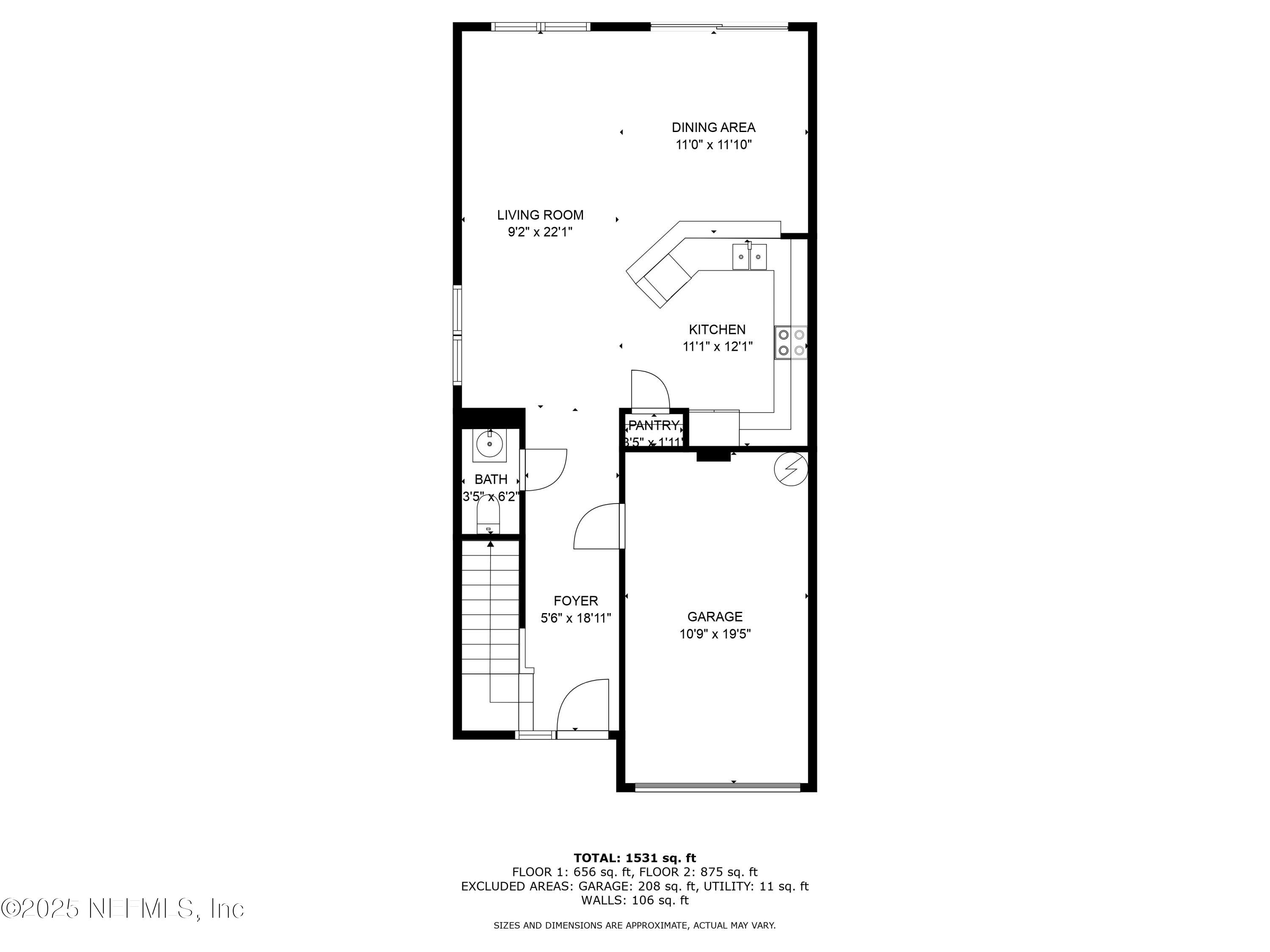 6700 Bowden Road, Unit 1401 Jacksonville, FL 32216 - Photo 52 of 54 Floor Plan 1st Floor