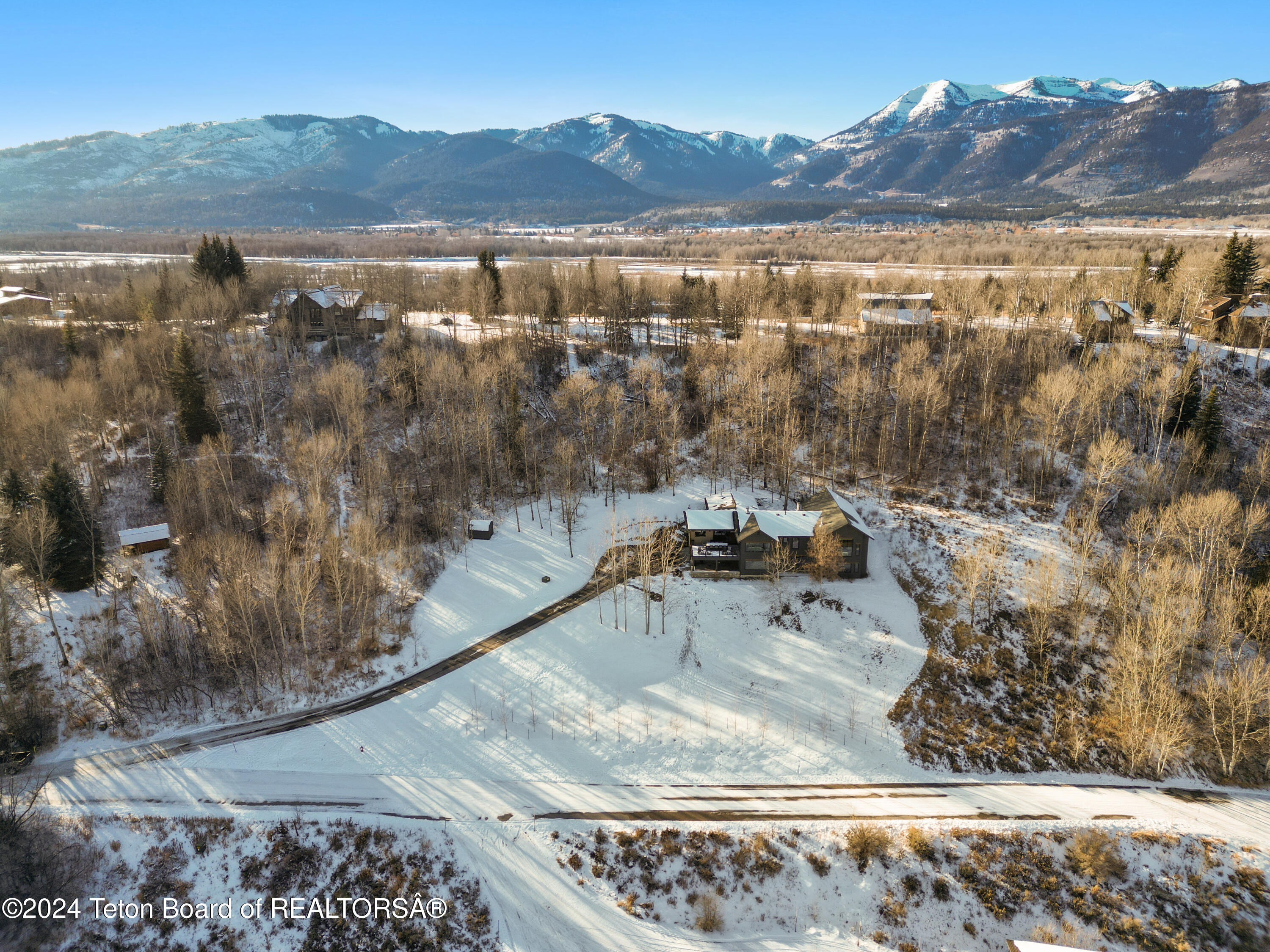 655 North Meadowlark Road Jackson, WY 83001 - Photo 1 of 1 Aerial Glory Bowl