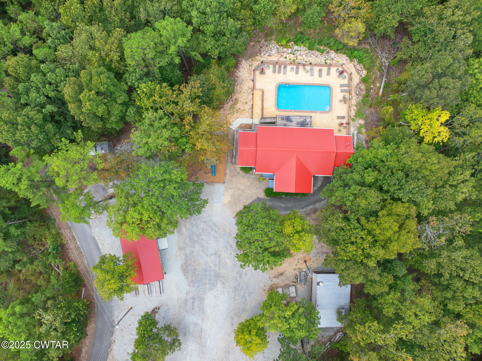 576 Ridgeway Road Sugar Tree, TN 38380 - Photo 64 of 66 an aerial view of a house