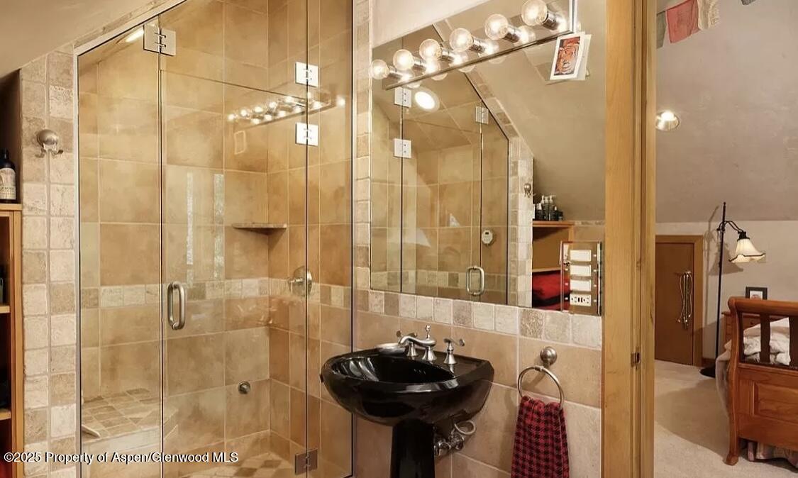 60 River Cove Basalt, CO 81621 - Photo 17 of 17 a bathroom with a sink and a mirror