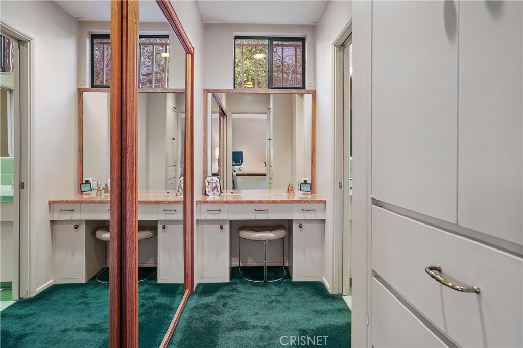 3620 Wrightwood Drive Studio City, CA 91604 - Photo 27 of 39 a bathroom with a sink and a mirror