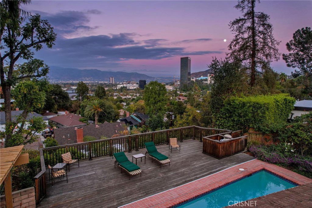 3620 Wrightwood Drive Studio City, CA 91604 - Photo 3 of 39 a view of a chairs and table in the terrace