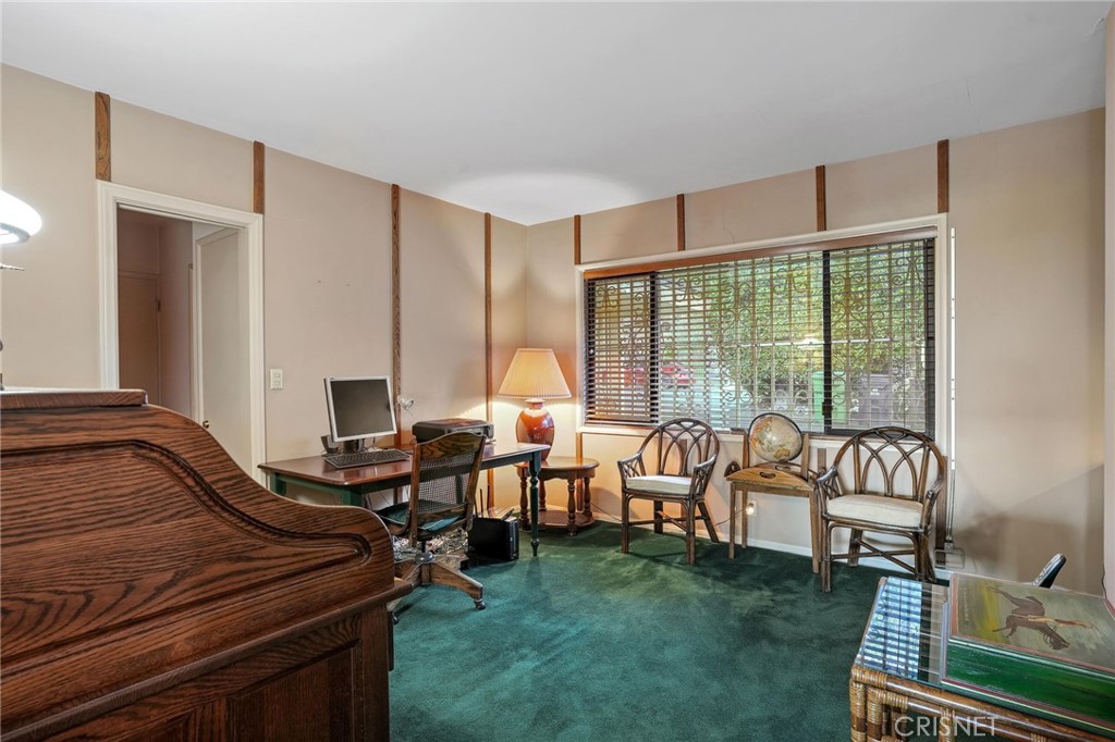 3620 Wrightwood Drive Studio City, CA 91604 - Photo 31 of 39 a living room with furniture and a floor to ceiling window