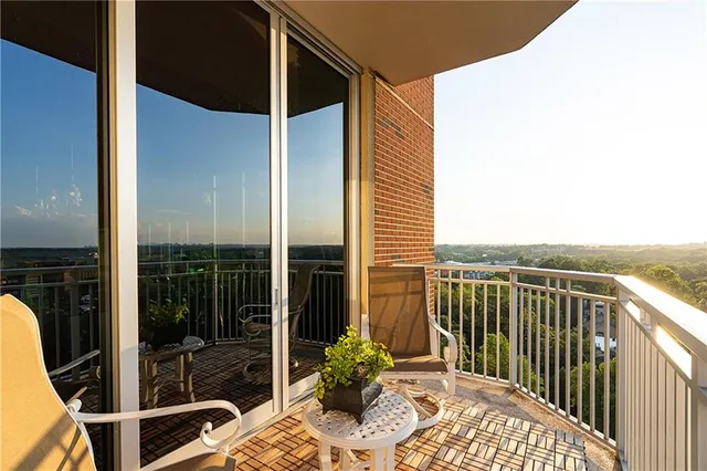 a view of balcony and patio