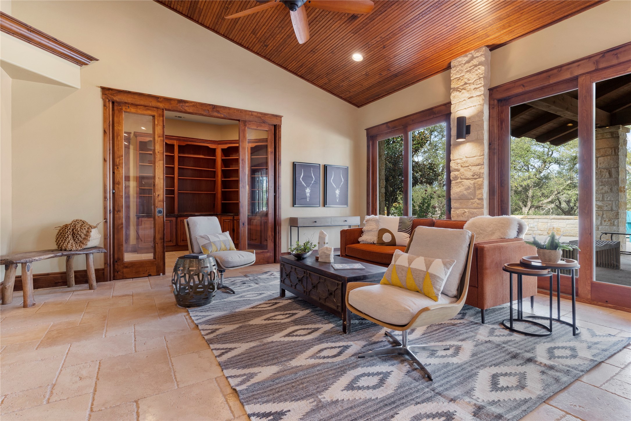 170 Goose Landing, Unit 10 57ACRES Harper, TX 78631 - Photo 13 of 40 a outdoor space with patio couch and glass door