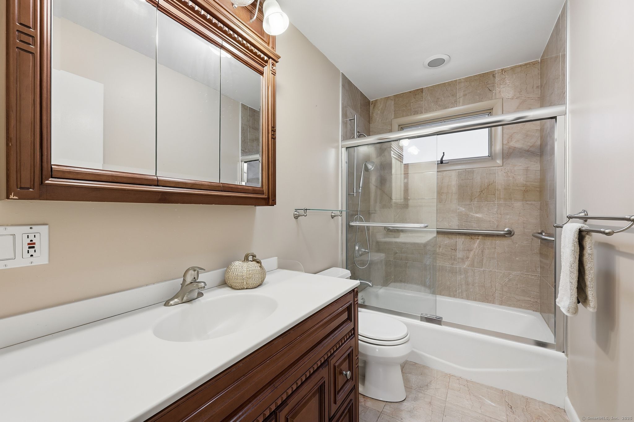 102 Lucas Park Road Norwich, CT 06360 - Photo 12 of 37 a bathroom with a sink a toilet and shower