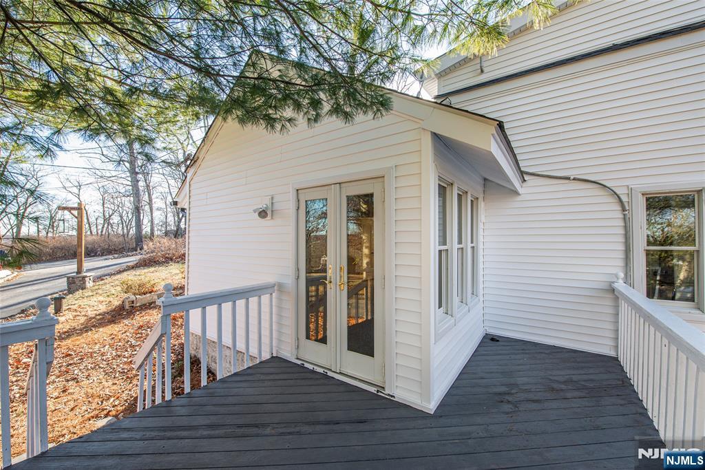 6 Berton Road Boonton, NJ 07005 - Photo 30 of 32 a view of a porch with wooden floor and fence