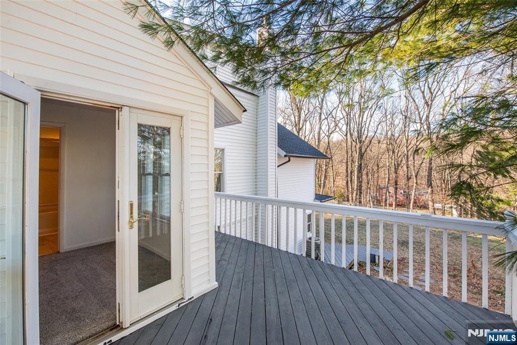 6 Berton Road Boonton, NJ 07005 - Photo 31 of 32 a view of a wooden deck and a backyard