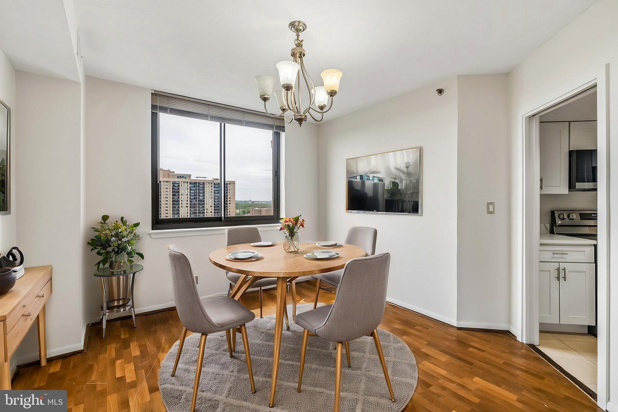 5505 Seminary Road, Unit 2015N Falls Church, VA 22041 - Photo 5 of 19 Virtually Staged Dining Room
