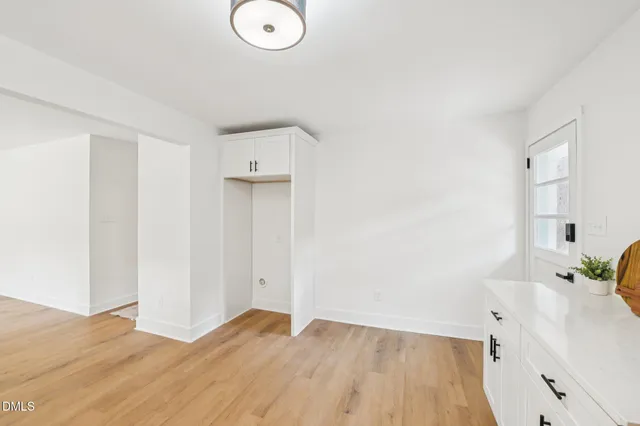a view of livingroom with furniture and wooden floor