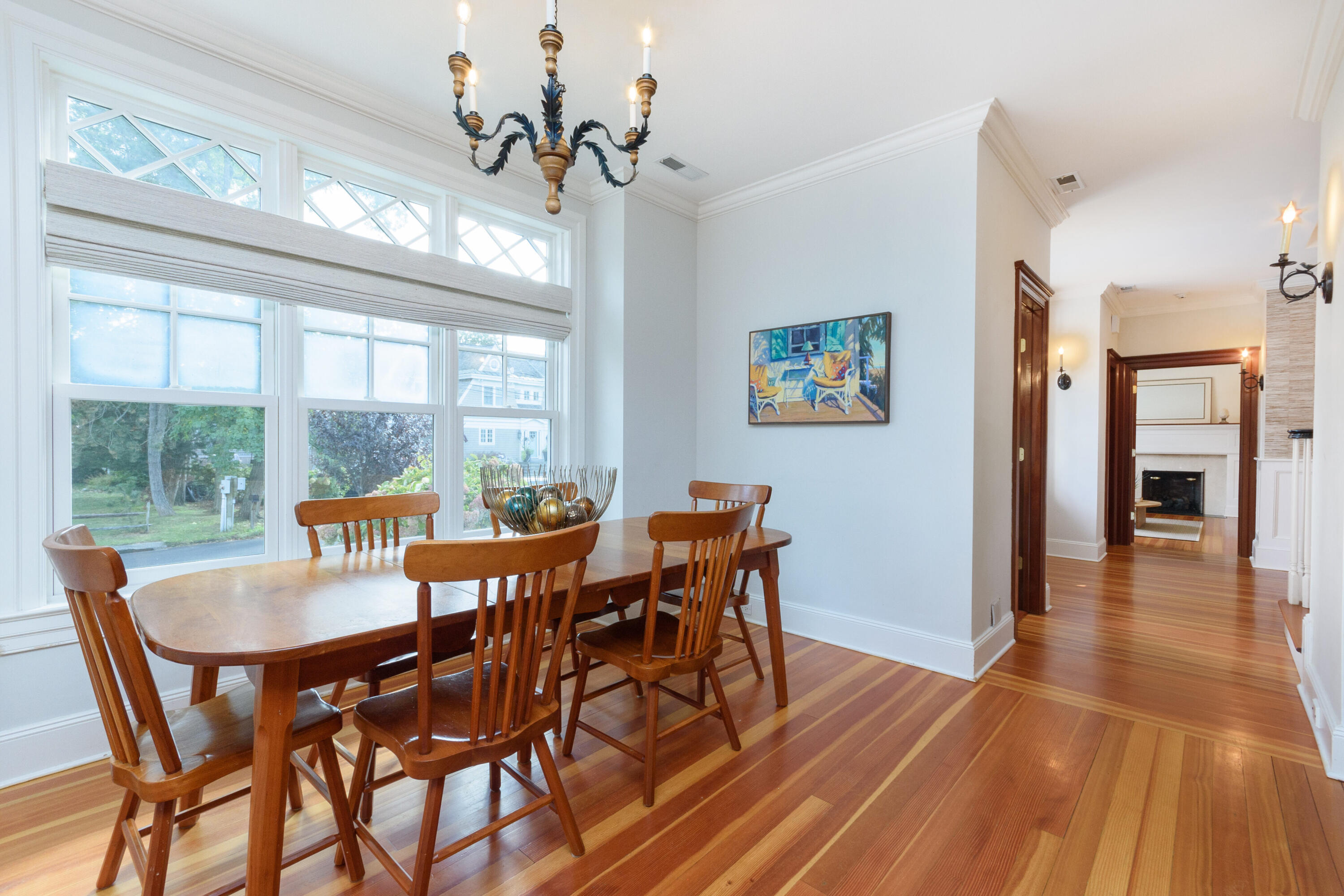 10 Mayflower Road Darien, CT 06820 - Photo 10 of 38 a view of a dining room with furniture window and outside view