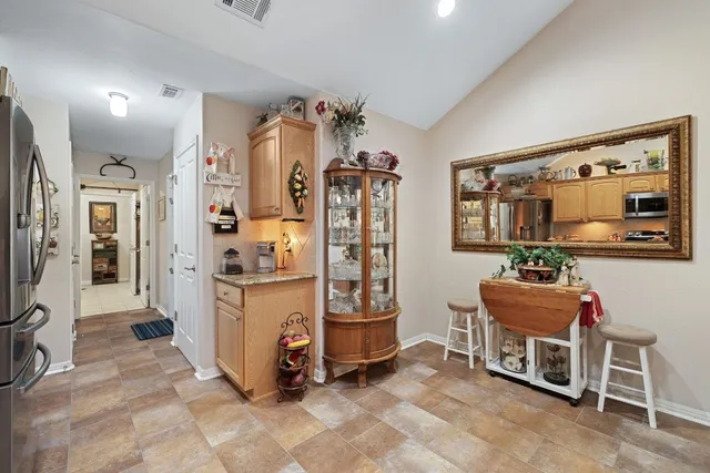 a room with furniture and window