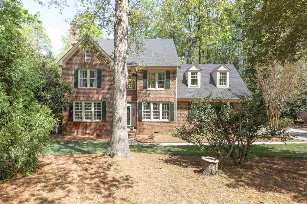4608 Salem Ridge Road Holly Springs, NC 27540 - Photo 1 of 30 Serene Cul De Sac in Holly Spring's Popular Sunset Ridge. All Brick Home with Side Entry Exterior Front