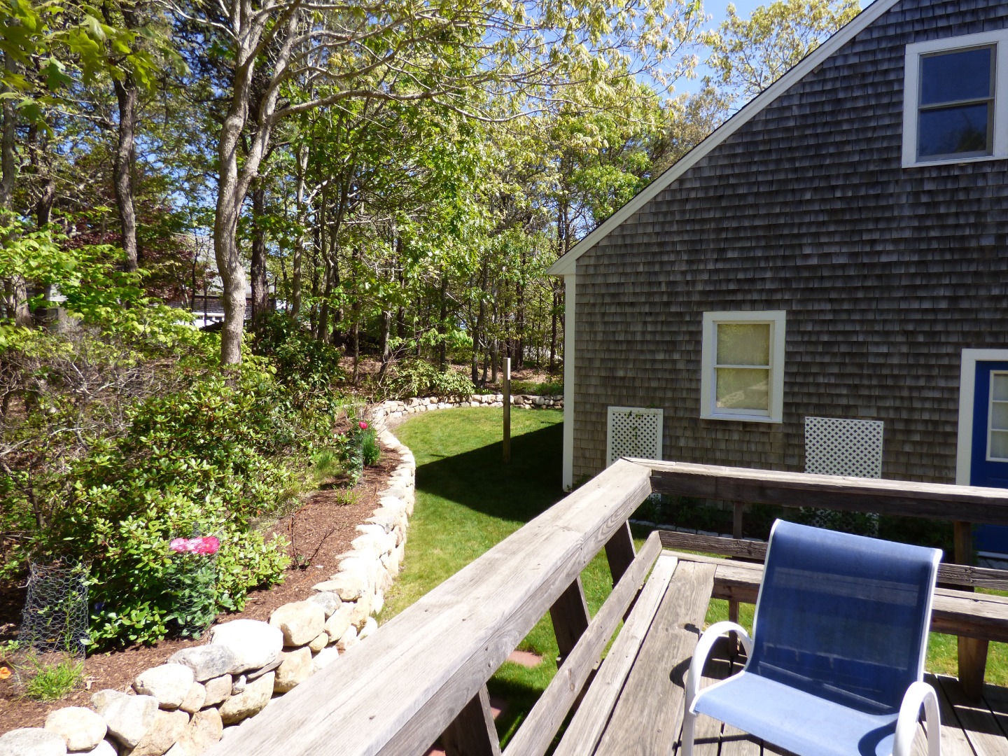 24 Mariners Way Edgartown, MA 02539 - Photo 8 of 50 Rear deck with garage in background