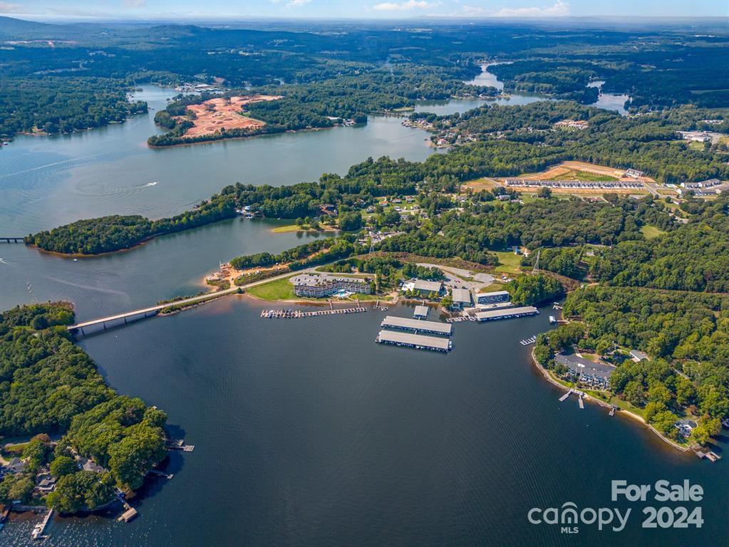 4516 Slanting Bridge Road Sherrills Ford, NC 28673 - Photo 11 of 18 an aerial view of residential houses with outdoor space and lake view