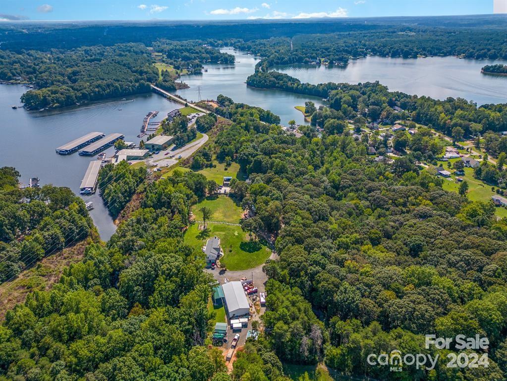 4516 Slanting Bridge Road Sherrills Ford, NC 28673 - Photo 5 of 18 an aerial view of residential house with outdoor space and lake view