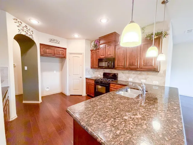 a view of a living room with a chandelier