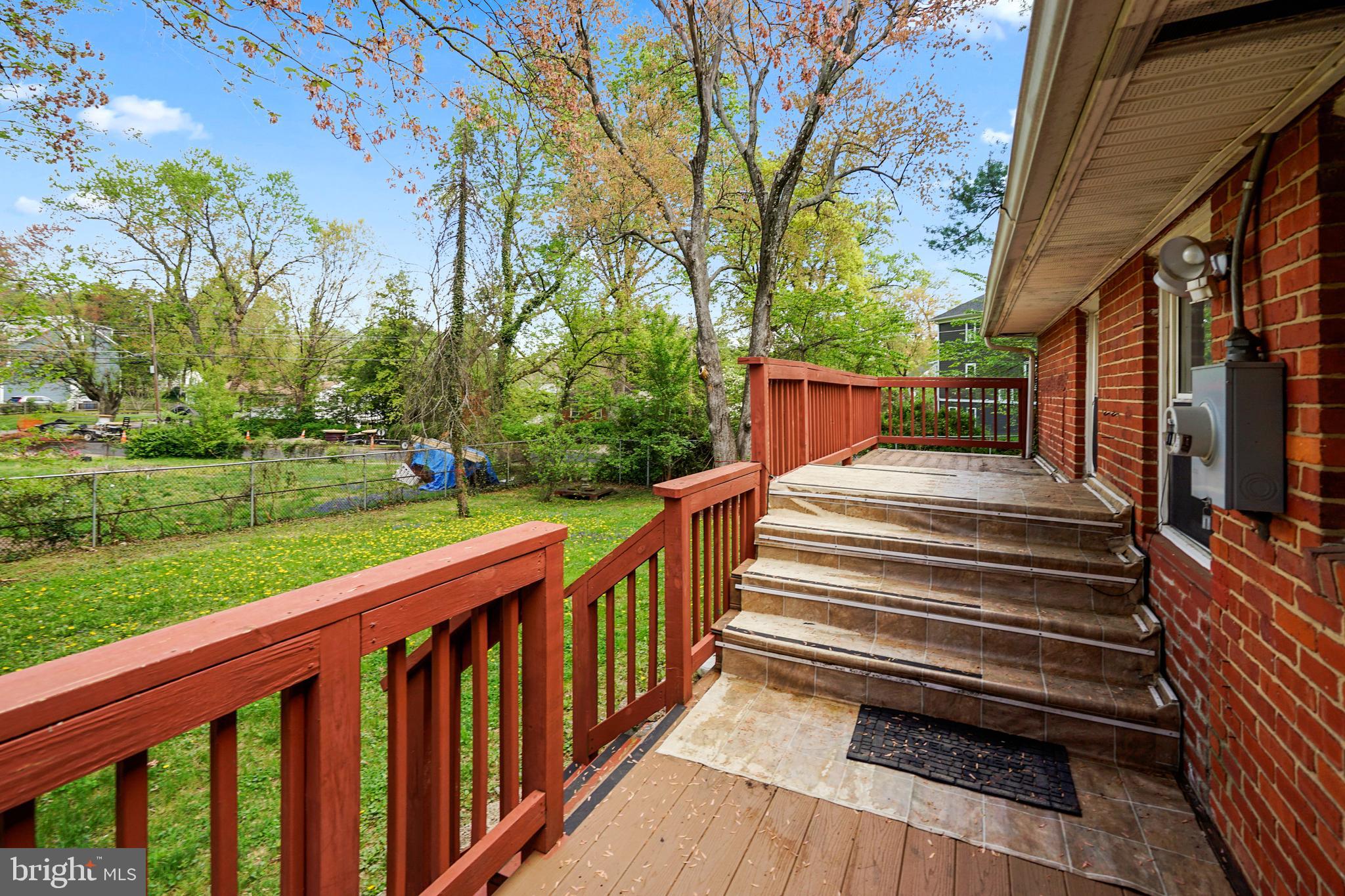 7421 Nigh Road Falls Church, VA 22043 - Photo 25 of 32 Exterior Off Kitchen