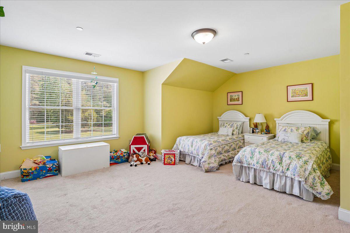 12195 Potomac View Road Newburg, MD 20664 - Photo 59 of 91 a bedroom with two beds and painted walls