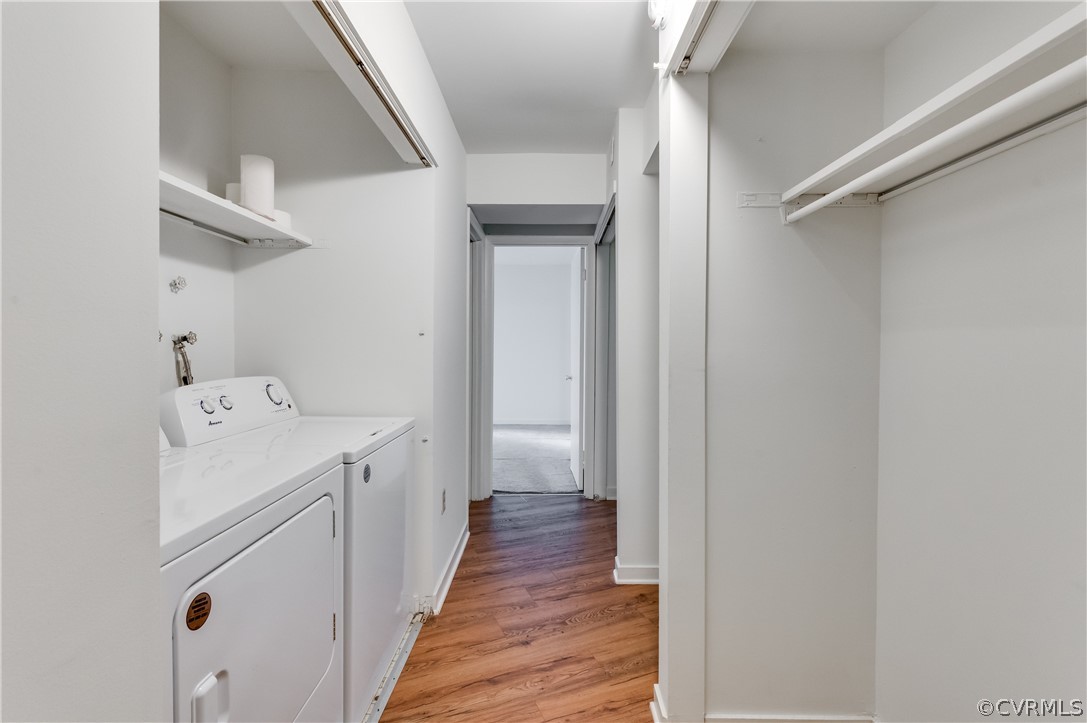 10292 Iron Mill Road North Chesterfield, VA 23235 - Photo 20 of 24 a view of a hallway with wooden floor
