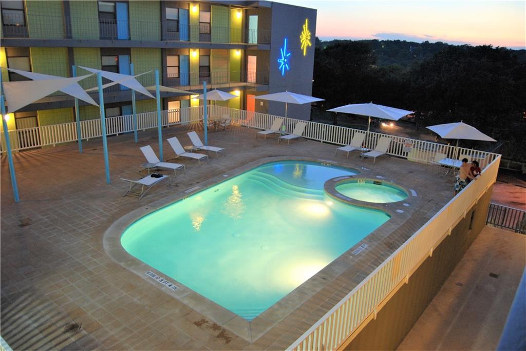 2408 Leon Street, Unit 202 Austin, TX 78705 - Photo 7 of 7 swimming pool view with a seating space