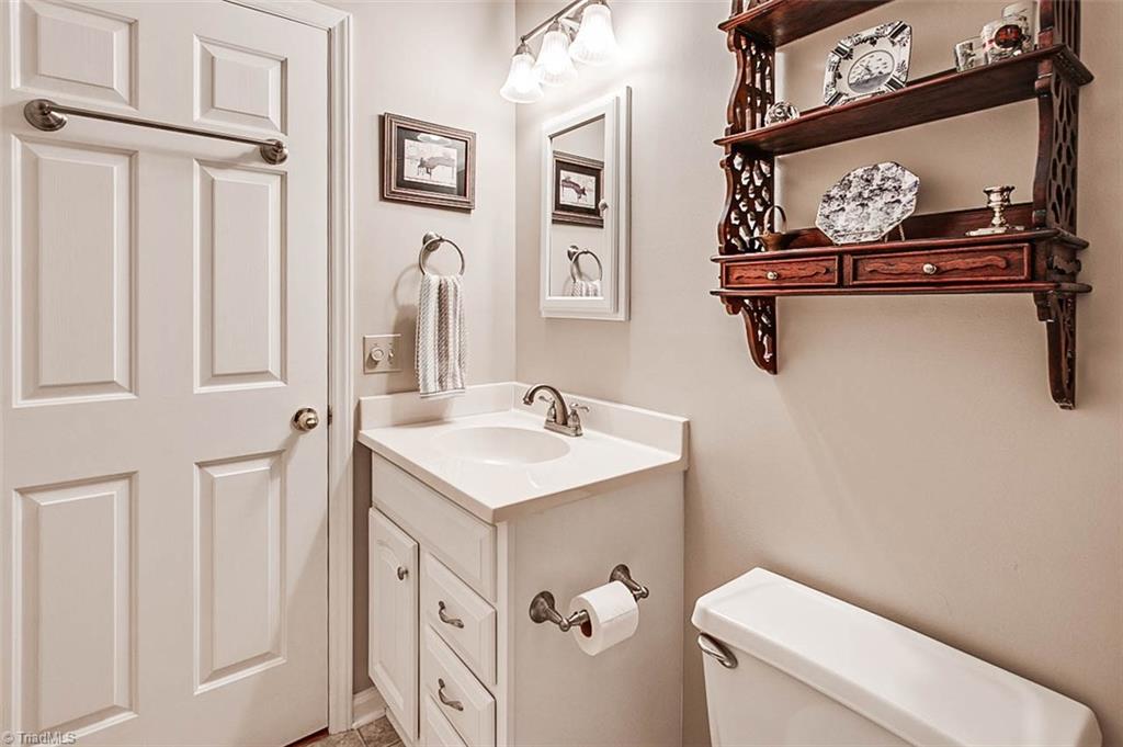 245 Hampton Road, Unit 4C Asheboro, NC 27203 - Photo 15 of 18 Hall bath, updated vanity & lighting