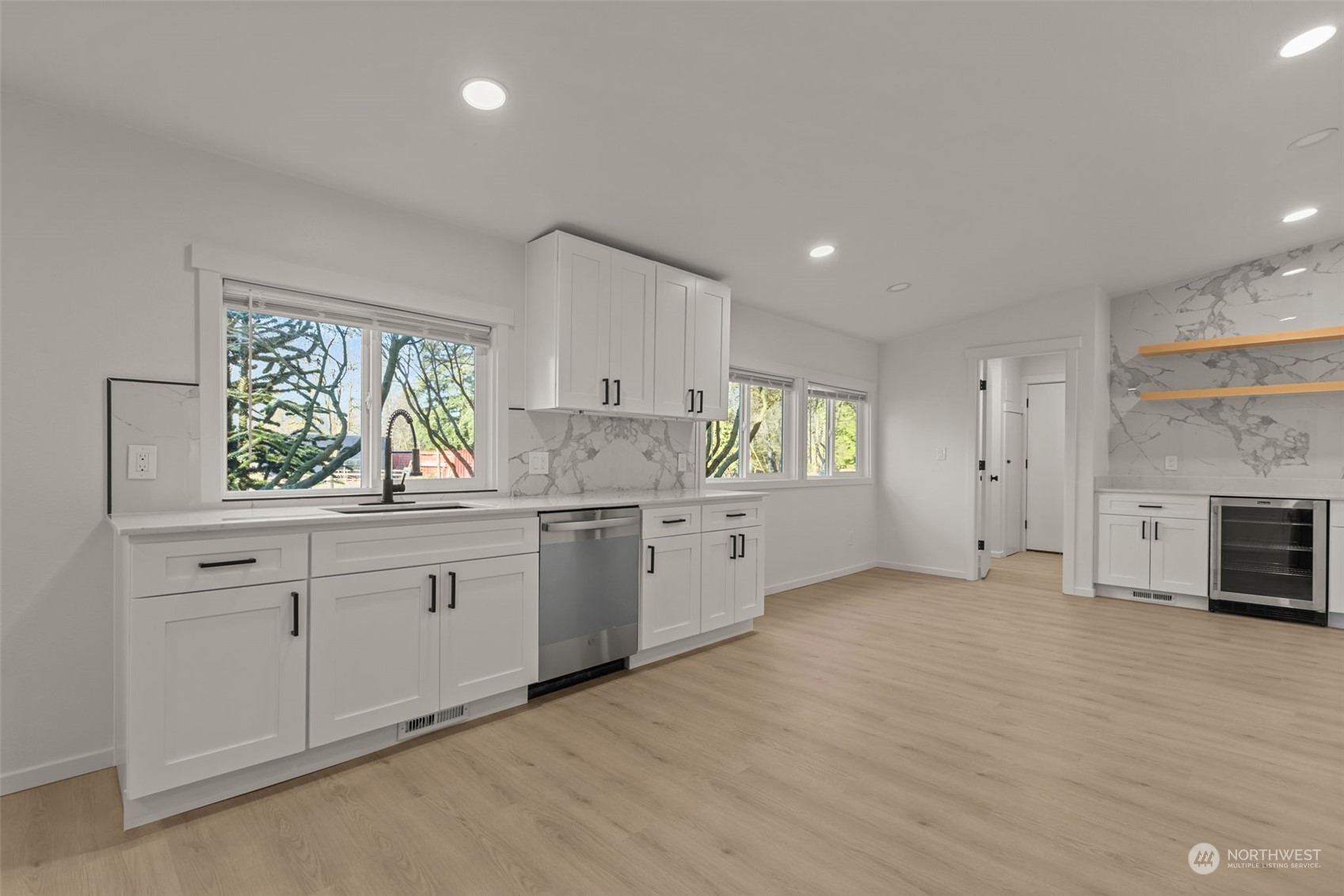 12017 Chappel Road Arlington, WA 98223 - Photo 39 of 40 a large white kitchen with a window