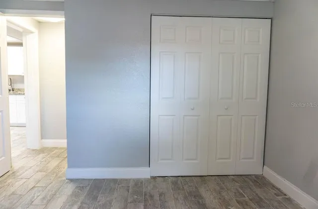 a view of an empty room