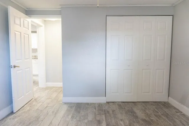 a view of an empty room