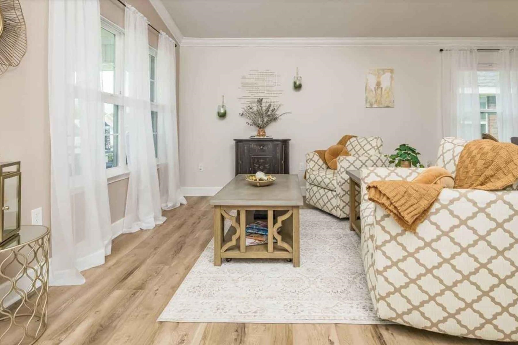 25 Rivertown Road Palm Coast, FL 32137 - Photo 7 of 40 a living room with furniture and wooden floor