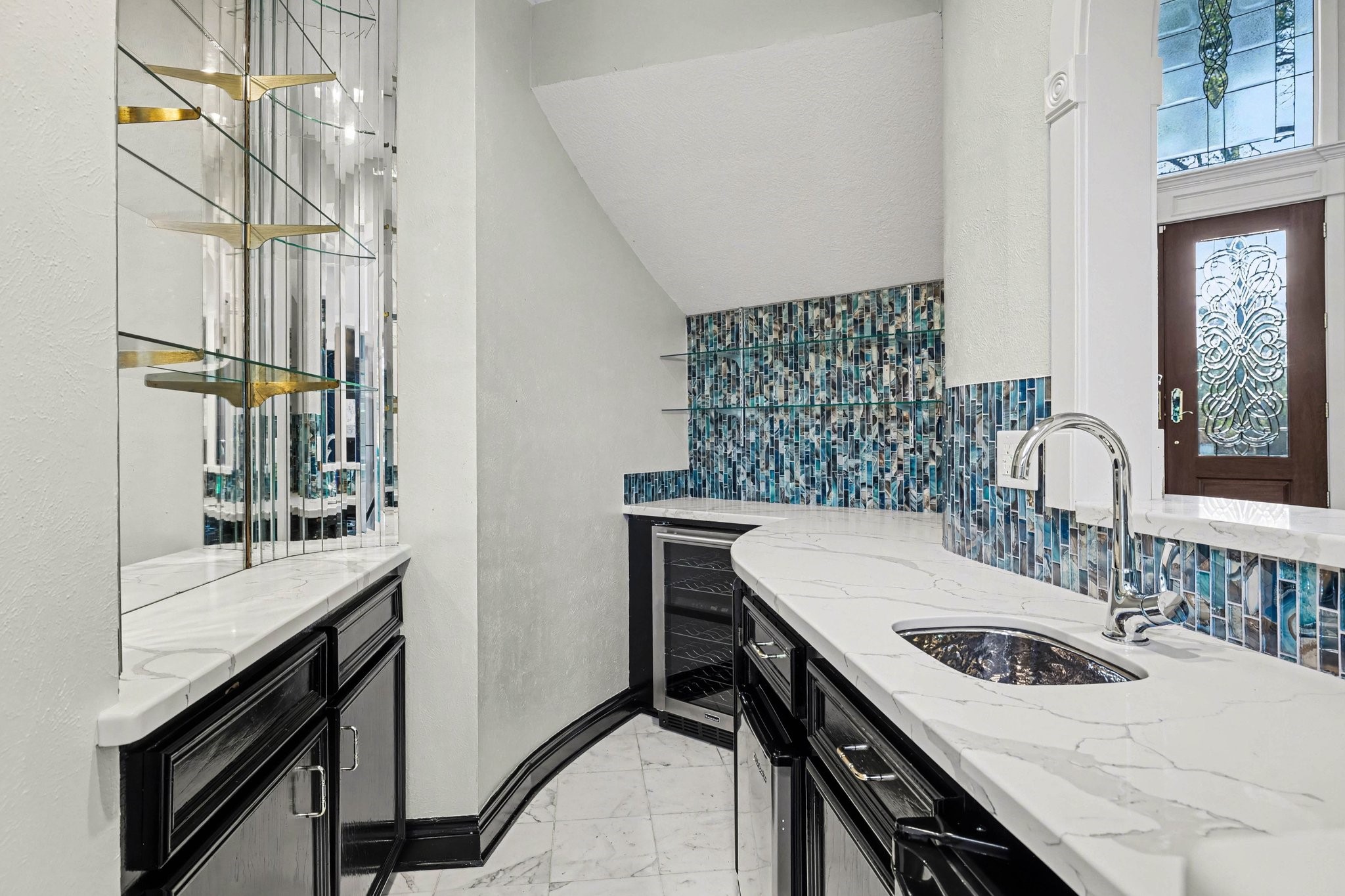 22603 Walden Way Tomball, TX 77375 - Photo 19 of 47 The wet bar includes a refrigerator, wine cooler, and ice maker