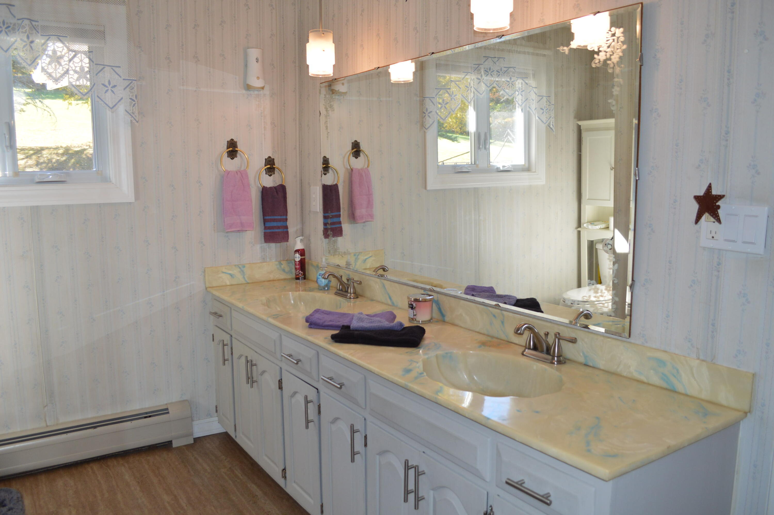 1147 Frenchville Road Fort Kent, ME 04743 - Photo 16 of 66 First floor bath with double sink