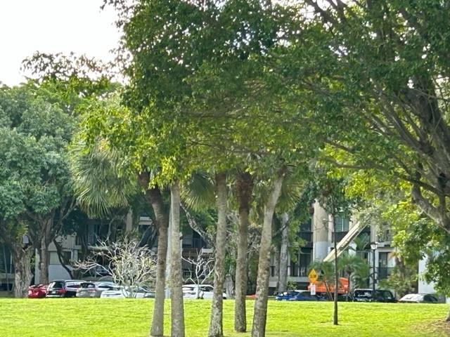 6061 North Falls Cir Drive, Unit 102 Lauderhill, FL 33319 - Photo 23 of 26 a view of a swimming pool with trees and plants