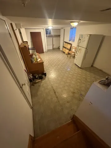 a view of storage and utility room